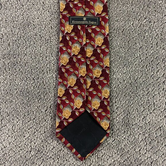 Ermenegildo Zegna Lot of 6 Ties Neckties Silk Made in Italy Tie Short Length - Picture 13 of 13